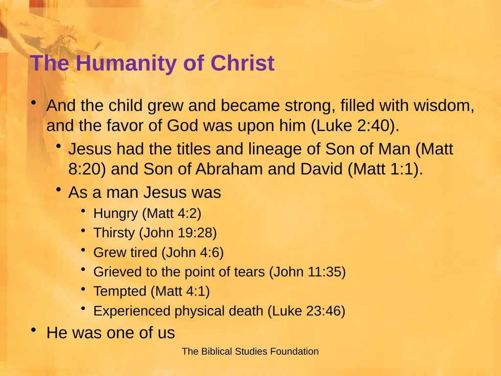 Study of Christ Lesson 7: Core Faith James F. - slide 13 of 35