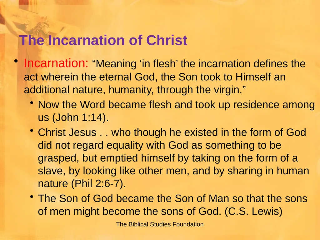 Study of Christ Lesson 7: Core Faith James F. - slide 12 of 35