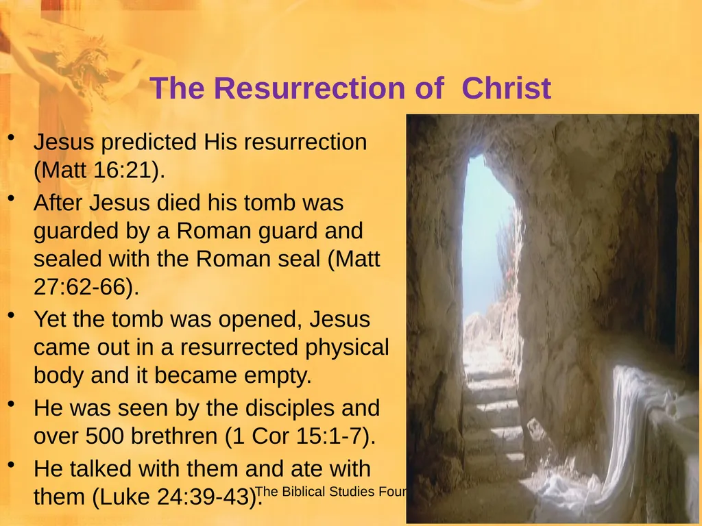 Study of Christ Lesson 7: Core Faith James F. - slide 26 of 35