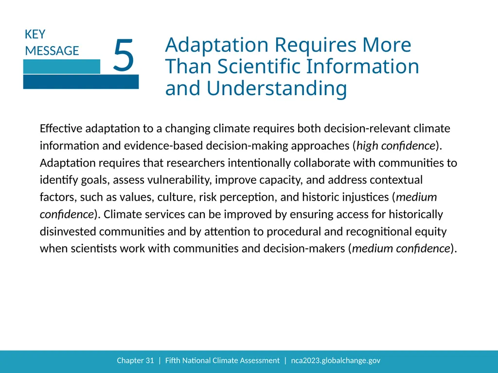 NCA5 Website: https://nca2023.globalchange.gov - slide 7 of 15