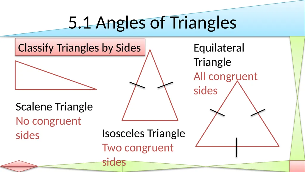 Congruent Triangles Geometry Chapter 5 This - slide 4 of 60