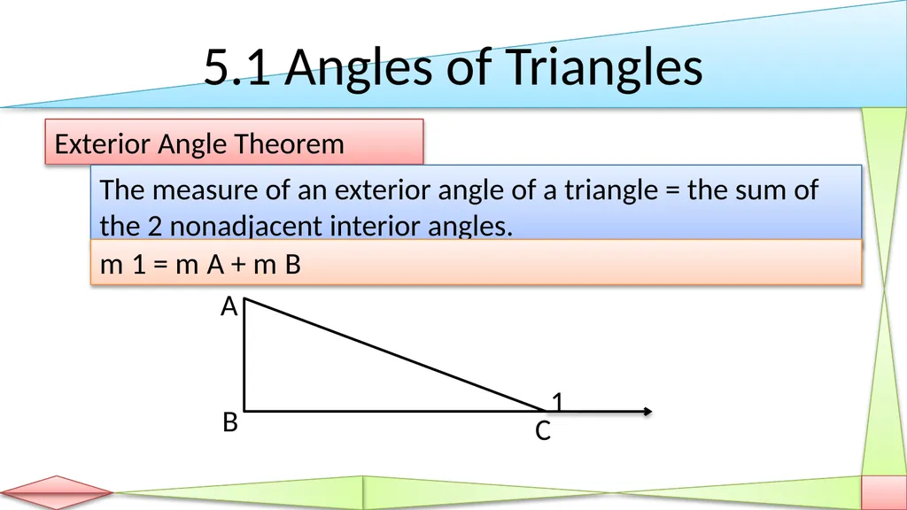 Congruent Triangles Geometry Chapter 5 This - slide 9 of 60