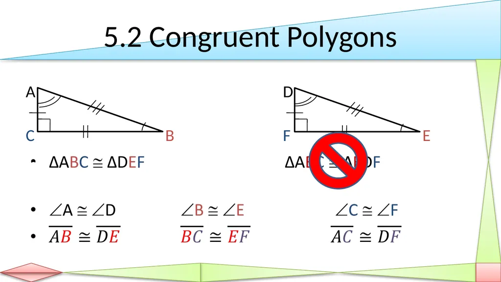 Congruent Triangles Geometry Chapter 5 This - slide 15 of 60