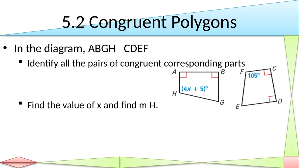 Congruent Triangles Geometry Chapter 5 This - slide 16 of 60