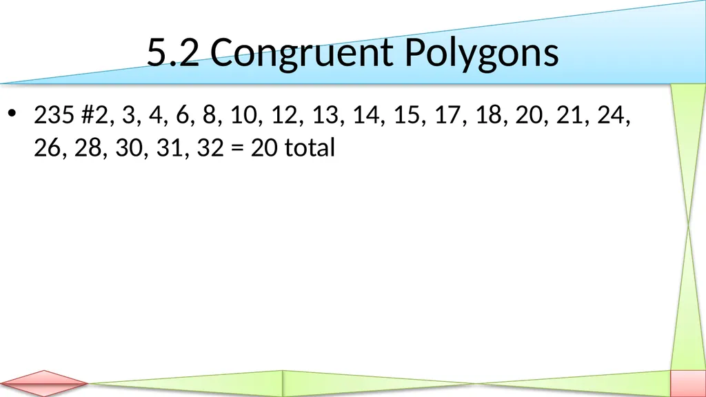 Congruent Triangles Geometry Chapter 5 This - slide 20 of 60