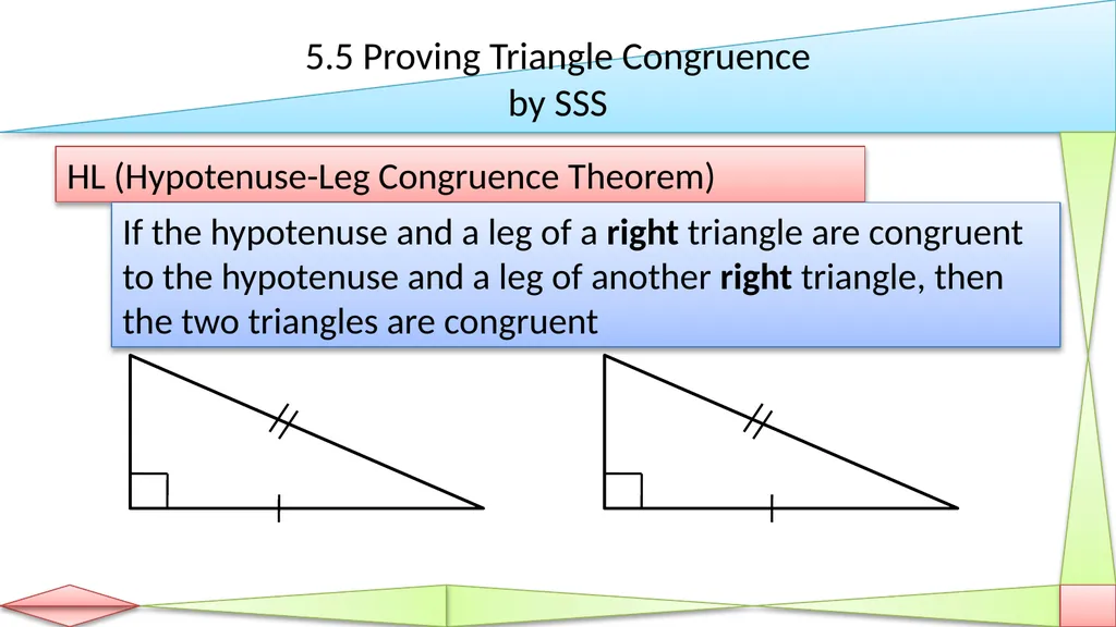 Congruent Triangles Geometry Chapter 5 This - slide 37 of 60