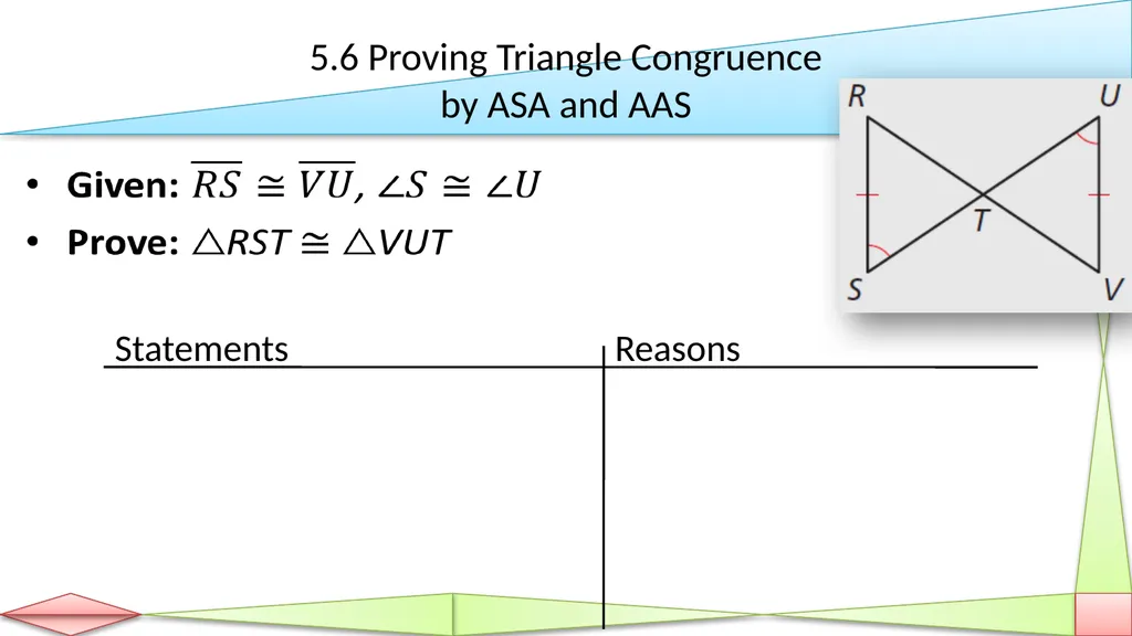 Congruent Triangles Geometry Chapter 5 This - slide 46 of 60