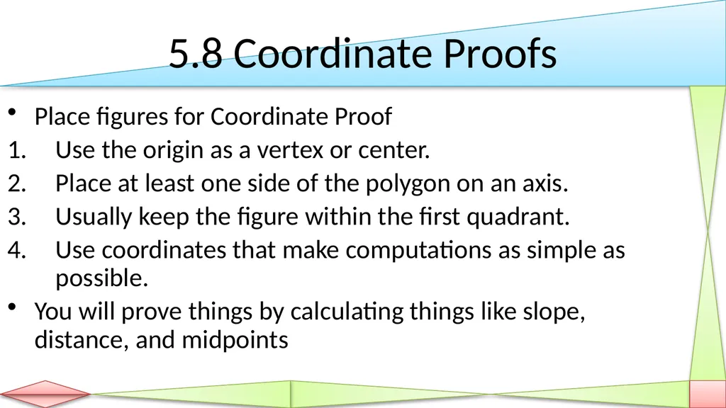 Congruent Triangles Geometry Chapter 5 This - slide 56 of 60