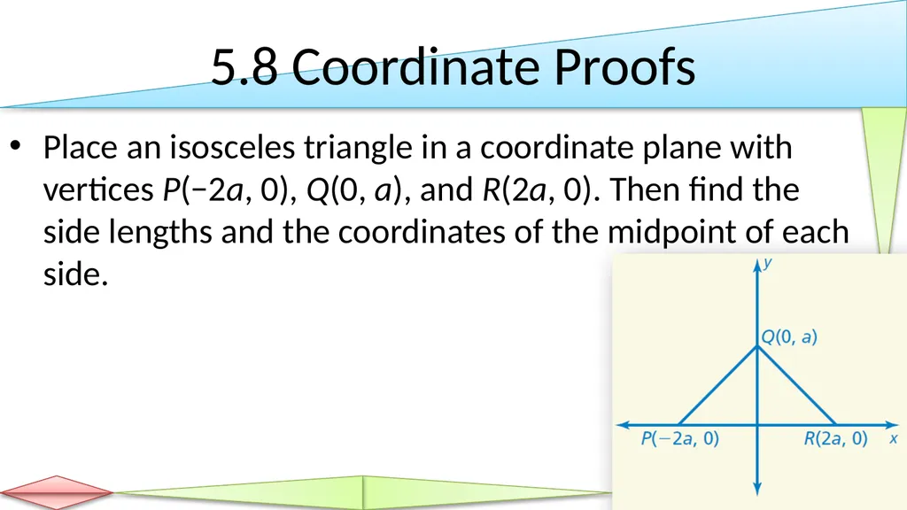 Congruent Triangles Geometry Chapter 5 This - slide 59 of 60