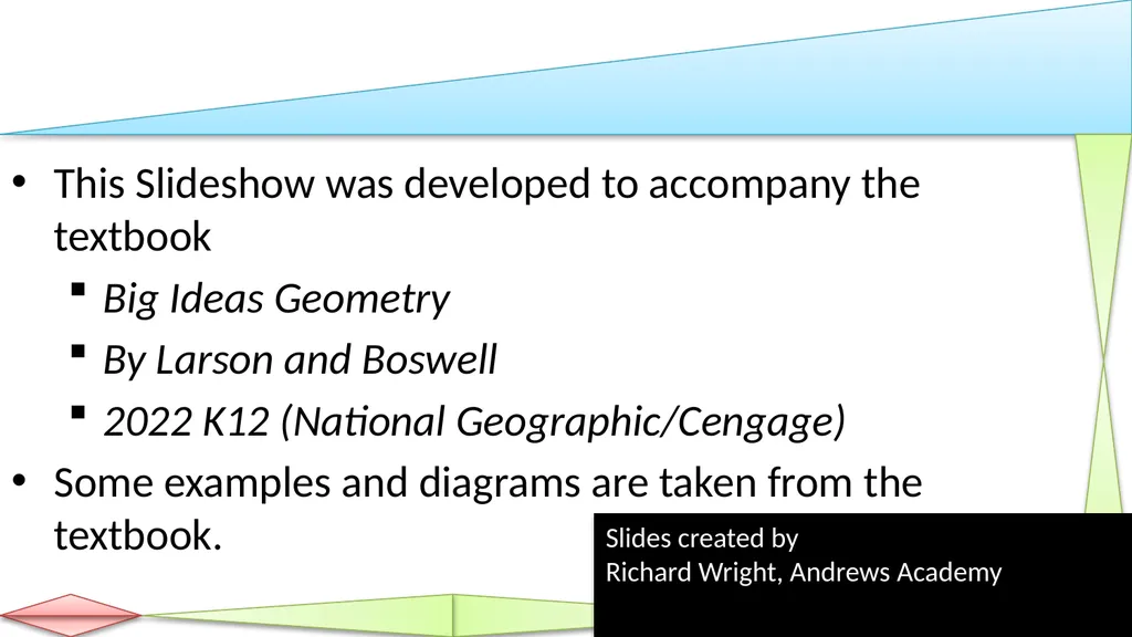 Congruent Triangles Geometry Chapter 5 This - slide 2 of 60