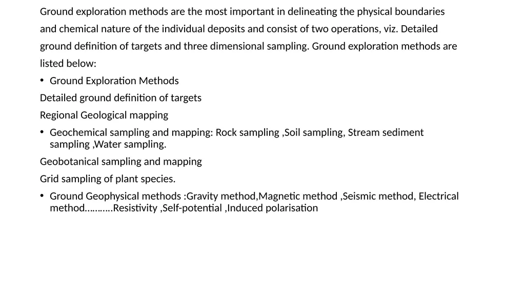 unit 1 PROSPECTING Prospecting is a very important - slide 10 of 60