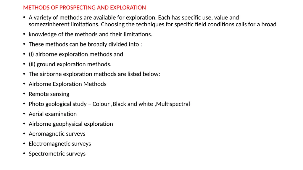 unit 1 PROSPECTING Prospecting is a very important - slide 9 of 60