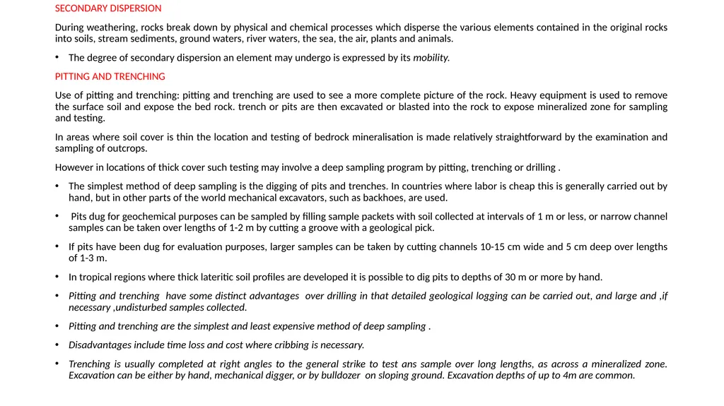 unit 1 PROSPECTING Prospecting is a very important - slide 32 of 60