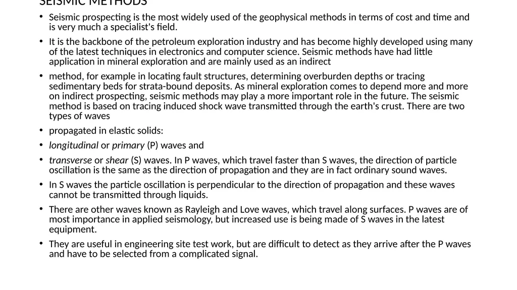unit 1 PROSPECTING Prospecting is a very important - slide 23 of 60