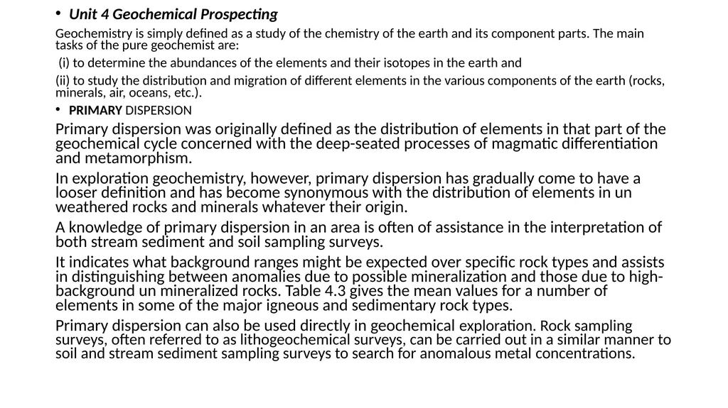 unit 1 PROSPECTING Prospecting is a very important - slide 31 of 60