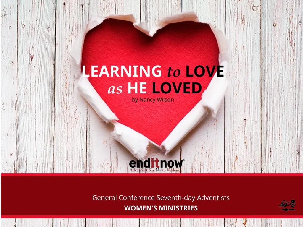 LEARNING to LOVE as HE LOVED by Nancy Wilson - slide 1 of 25