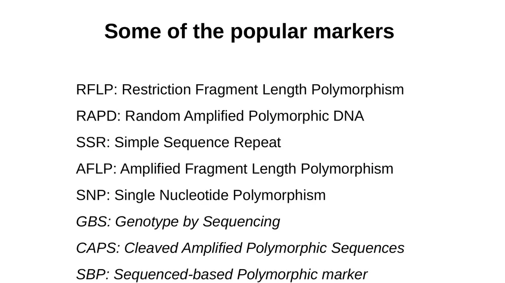 Lecture 1. Genetics (February 18) Lecture 2: - slide 14 of 110