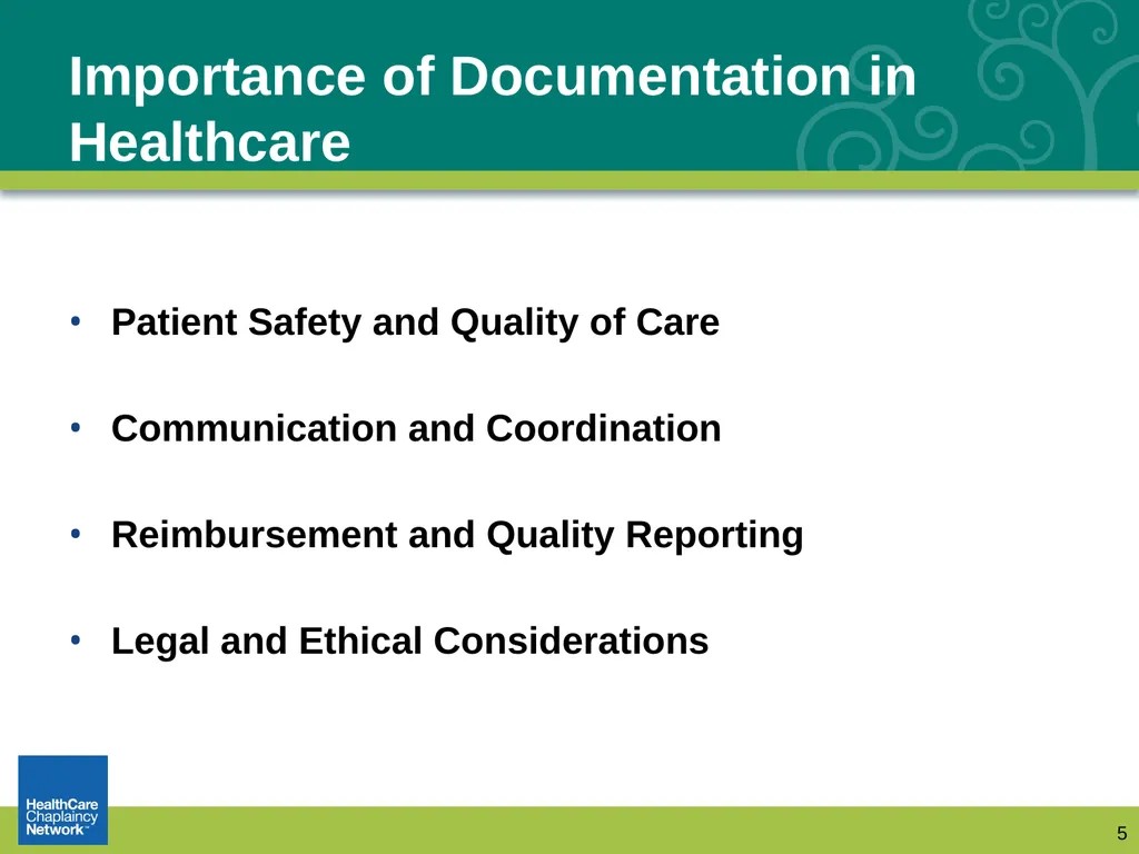 Documentation: How Chaplains Communicate with - slide 5 of 31