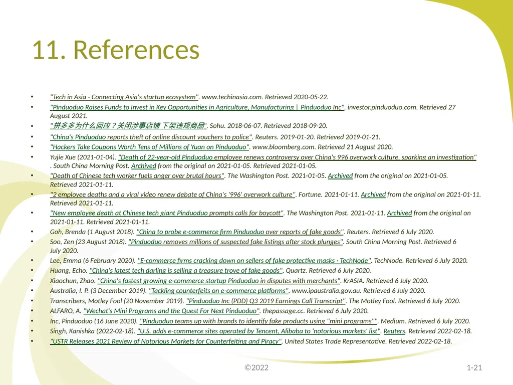 Internet Marketing Case Study Pinduodou 拼多多 - slide 21 of 21