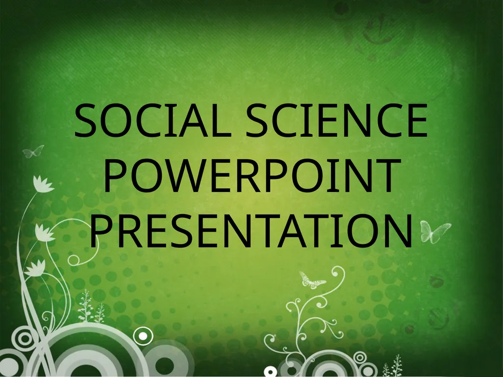 SOCIAL SCIENCE POWERPOINT PRESENTATION India size - slide 1 of 18