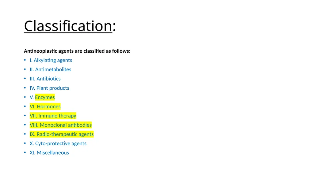 Antineoplastic agents By Dr Abdul Samad Salahuddin - slide 9 of 26