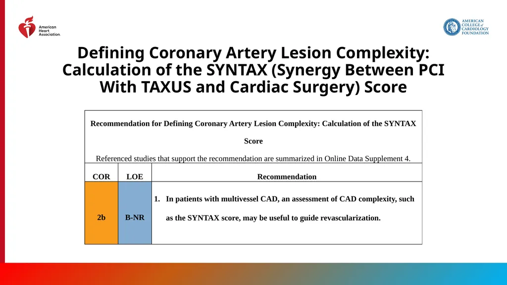 Endorsed by the Society for Cardiovascular - slide 31 of 129