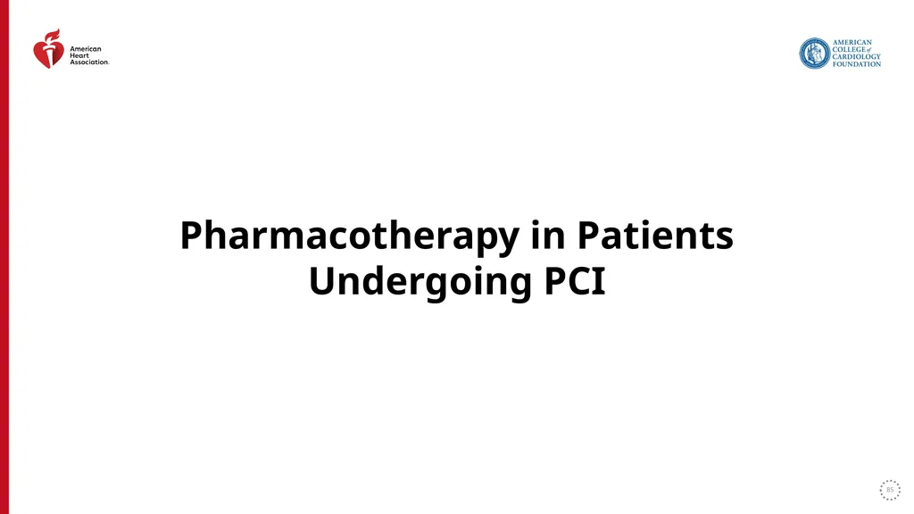 Endorsed by the Society for Cardiovascular - slide 85 of 129