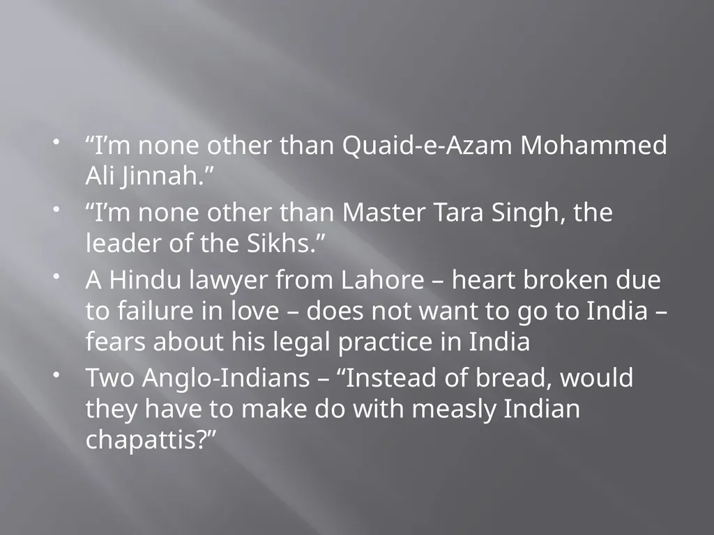 Toba tek singh A short story by Sadat Hasan Manto - slide 7 of 10