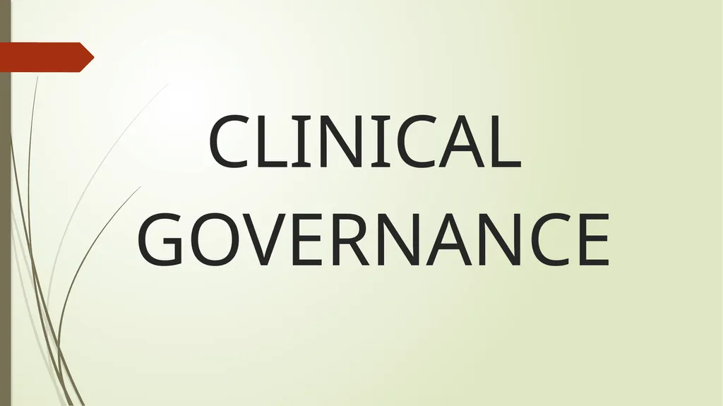 Monitoring and evaluation framework, clinical - slide 13 of 40