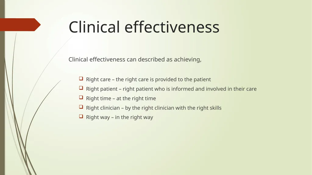 Monitoring and evaluation framework, clinical - slide 18 of 40