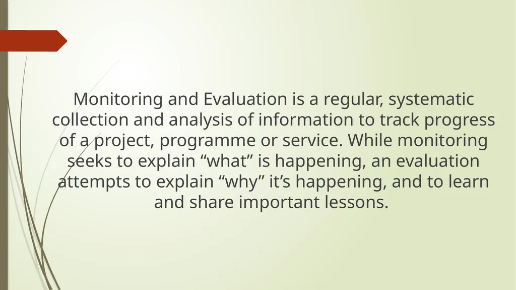 Monitoring and evaluation framework, clinical - slide 3 of 40