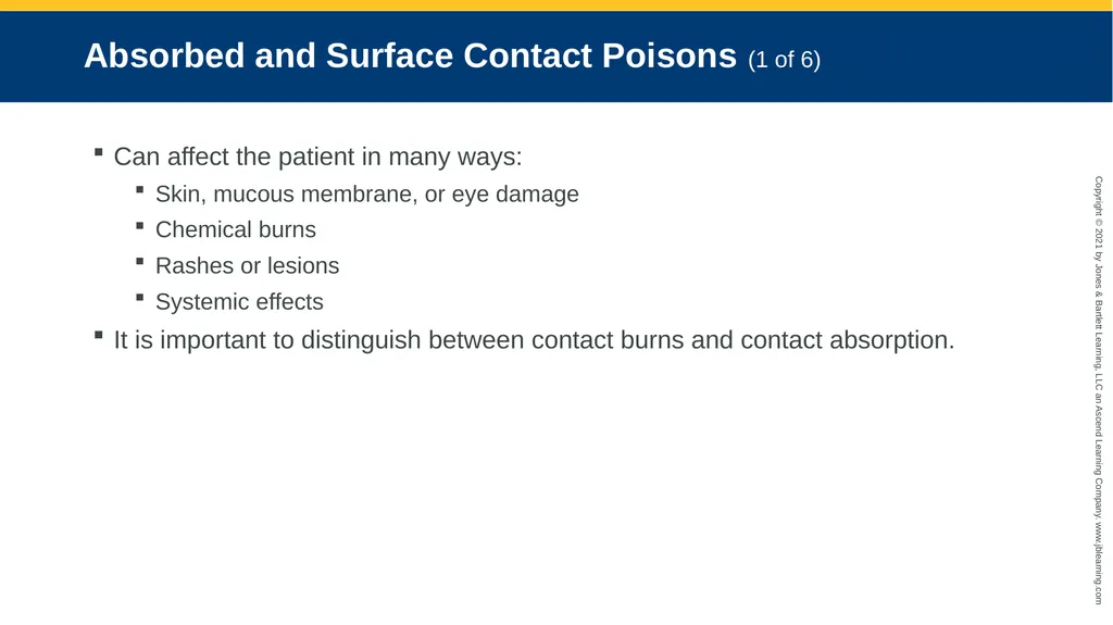 CHAPTER 22 Toxicology National EMS Education - slide 18 of 131