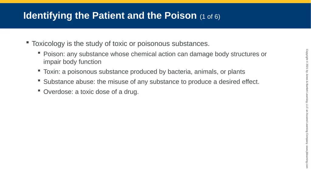 CHAPTER 22 Toxicology National EMS Education - slide 7 of 131