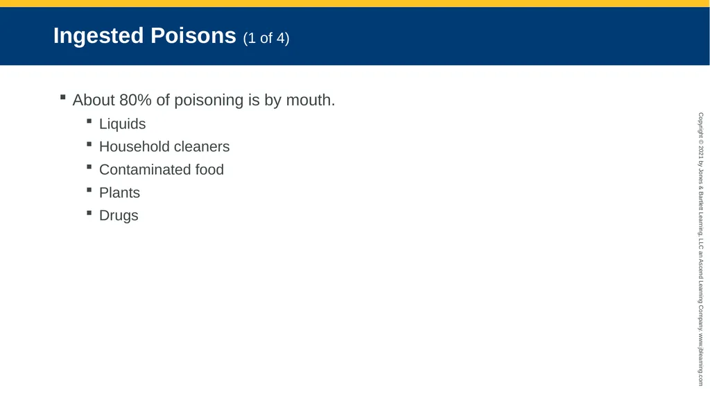 CHAPTER 22 Toxicology National EMS Education - slide 24 of 131