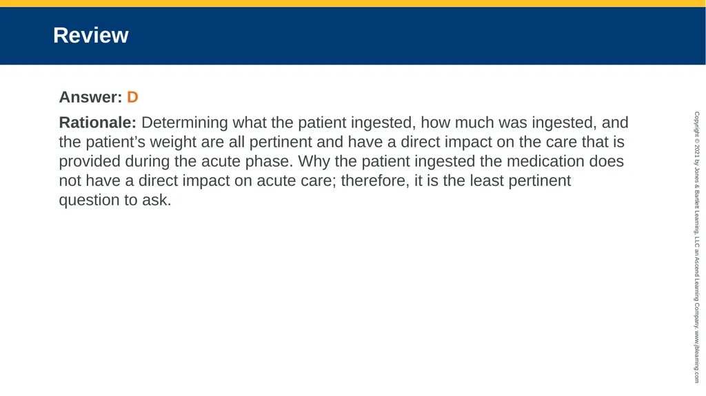 CHAPTER 22 Toxicology National EMS Education - slide 103 of 131