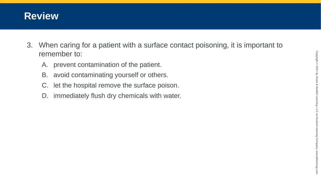 CHAPTER 22 Toxicology National EMS Education - slide 108 of 131