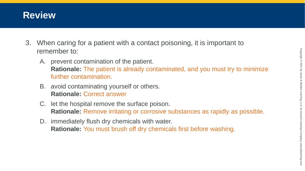CHAPTER 22 Toxicology National EMS Education - slide 110 of 131