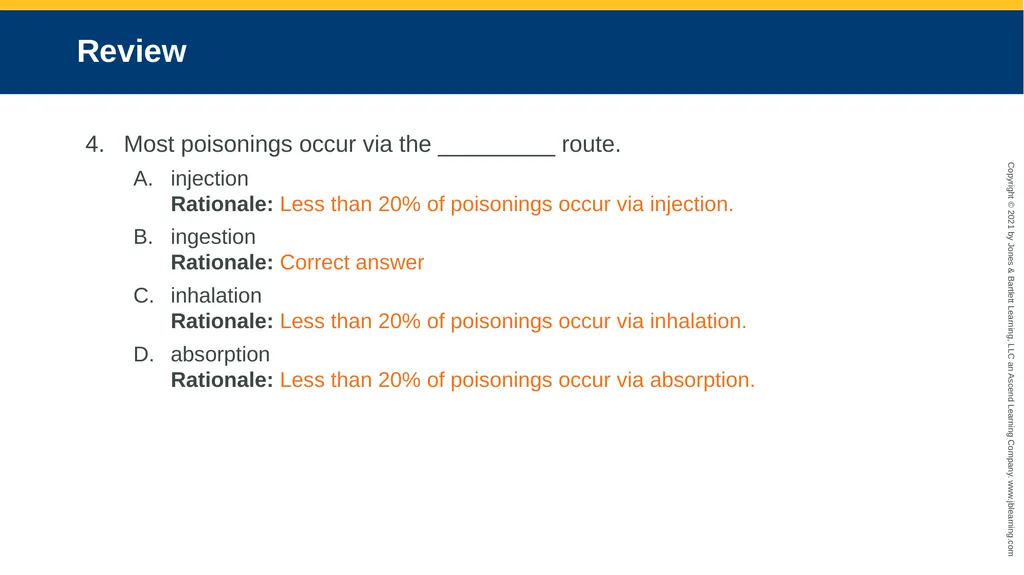 CHAPTER 22 Toxicology National EMS Education - slide 113 of 131