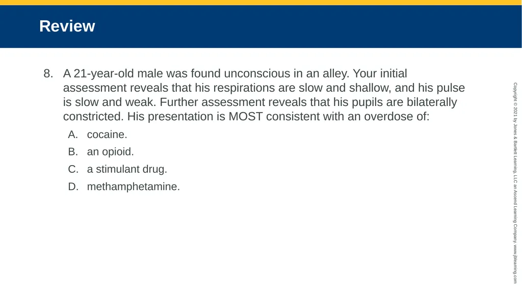 CHAPTER 22 Toxicology National EMS Education - slide 123 of 131