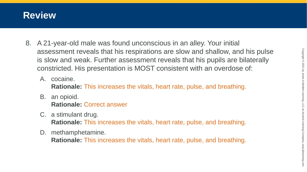 CHAPTER 22 Toxicology National EMS Education - slide 125 of 131