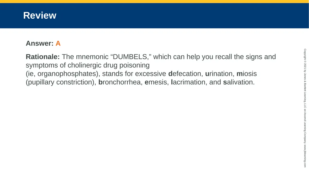 CHAPTER 22 Toxicology National EMS Education - slide 127 of 131