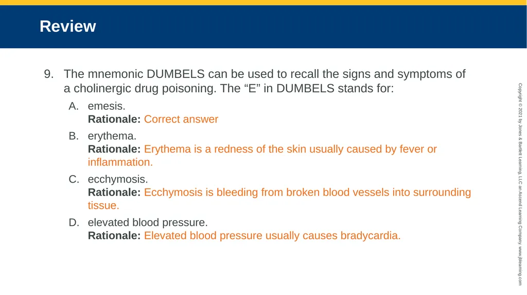 CHAPTER 22 Toxicology National EMS Education - slide 128 of 131
