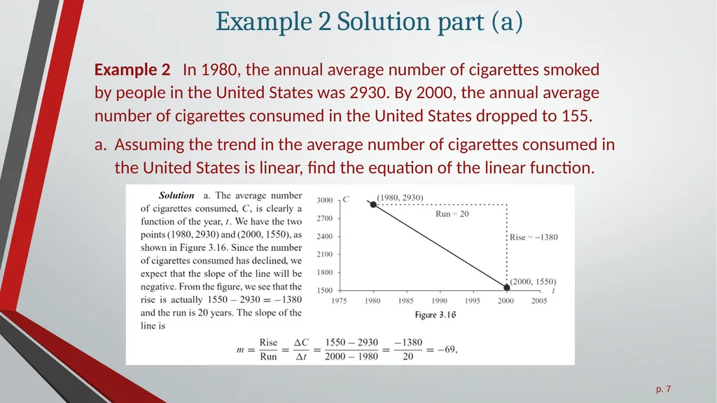 Modeling with Linear Functions All slides in this - slide 7 of 13