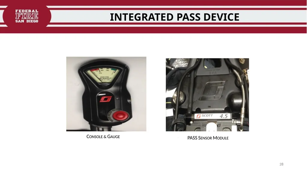 FFDSD TRAINING SCOTT X3 SCBA Identify the - slide 28 of 39