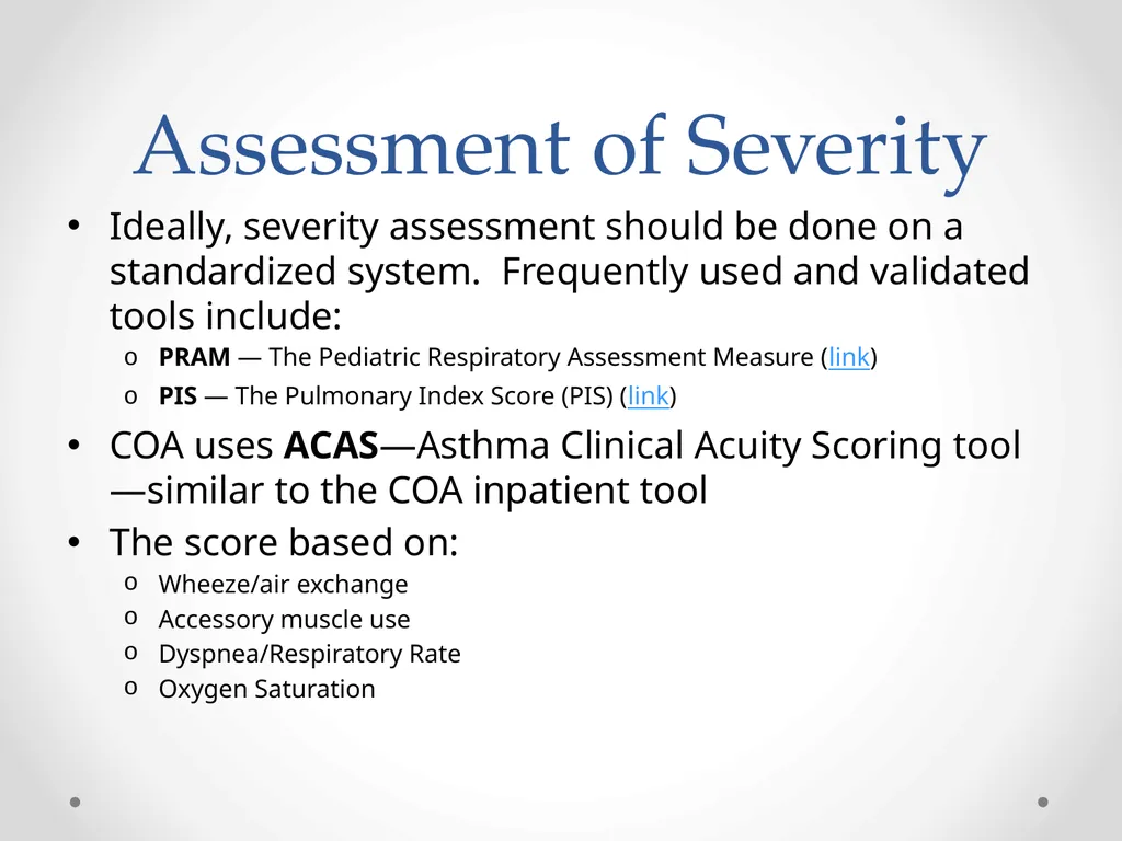 Status Asthmaticus in the Pediatric Emergency - slide 15 of 66
