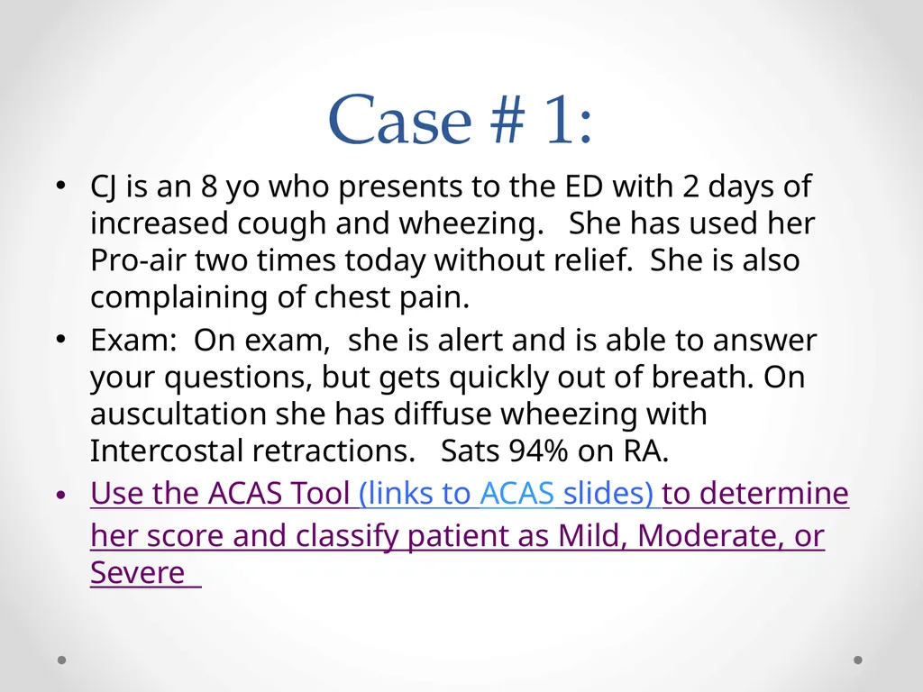 Status Asthmaticus in the Pediatric Emergency - slide 18 of 66