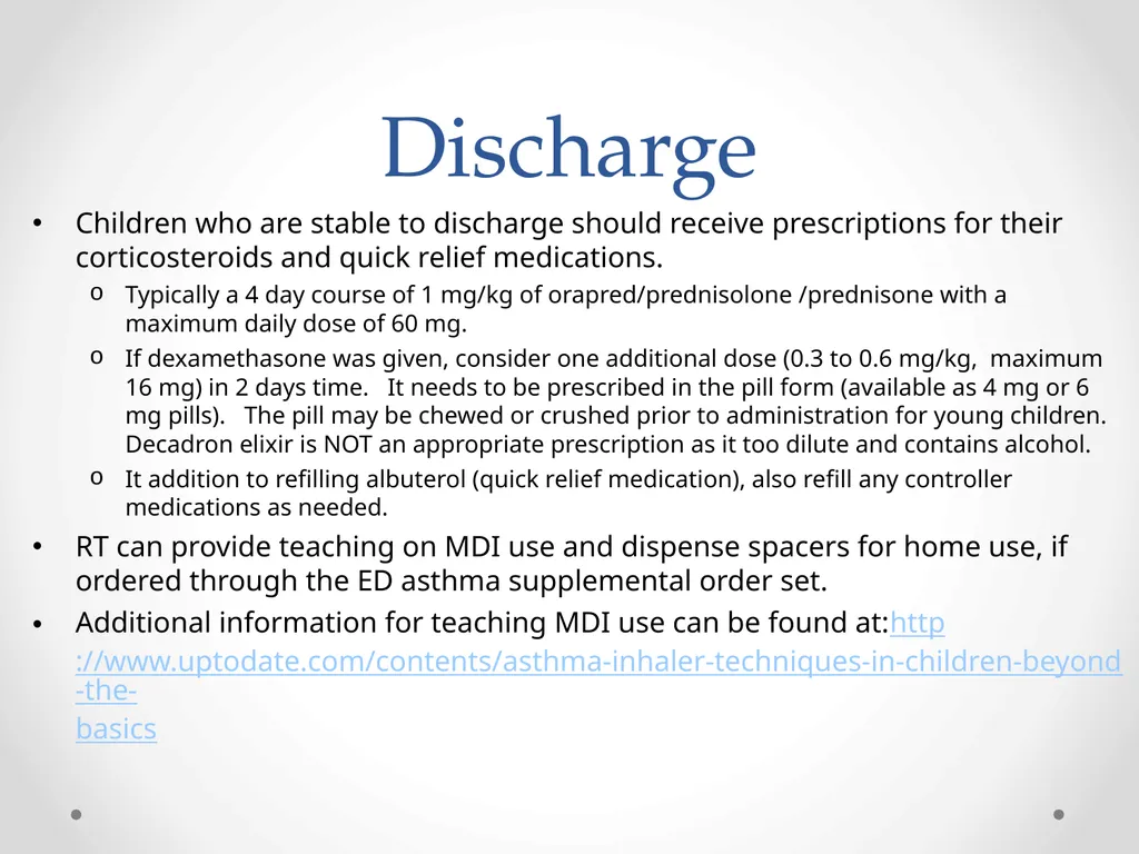 Status Asthmaticus in the Pediatric Emergency - slide 58 of 66