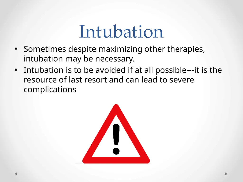 Status Asthmaticus in the Pediatric Emergency - slide 47 of 66