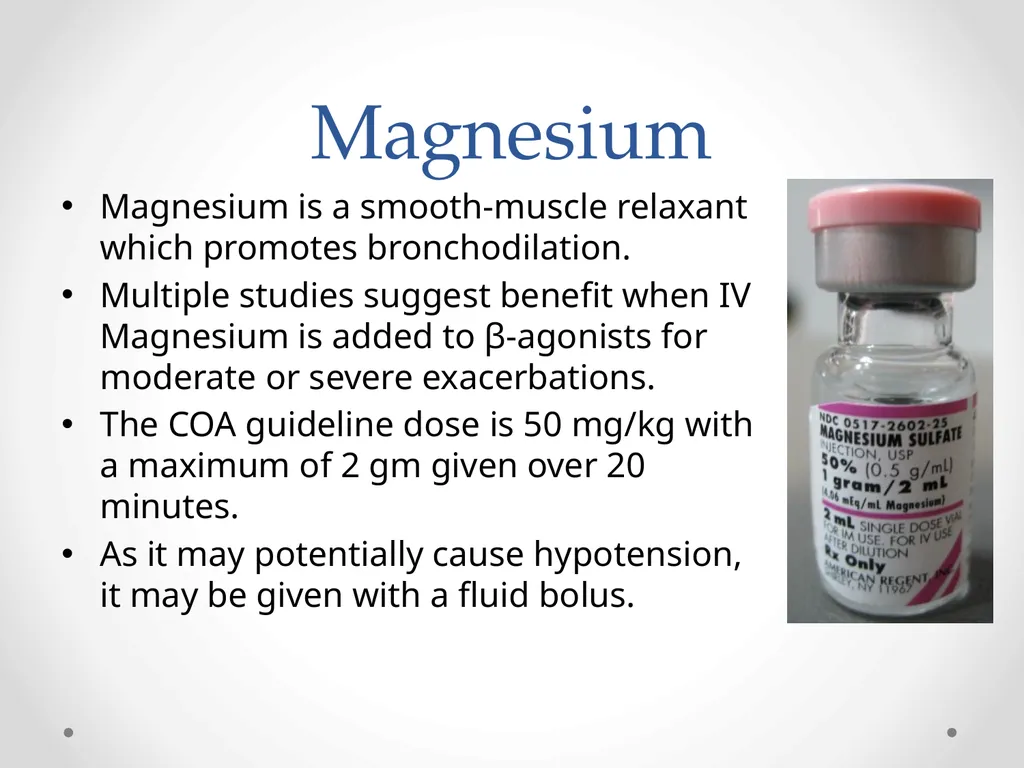 Status Asthmaticus in the Pediatric Emergency - slide 35 of 66