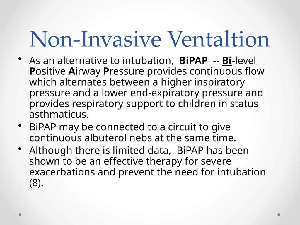 Status Asthmaticus in the Pediatric Emergency - slide 44 of 66